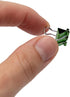 JAM PAPER Colorful Binder Clips, Extra Small 3/5 Inch Green Binderclips, 30/Pack