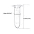 2ml Microcentrifuge Tubes 500pcs, EO Sterilized Plastic Small Vials with Caps for Sample Storage without Leakage(500)