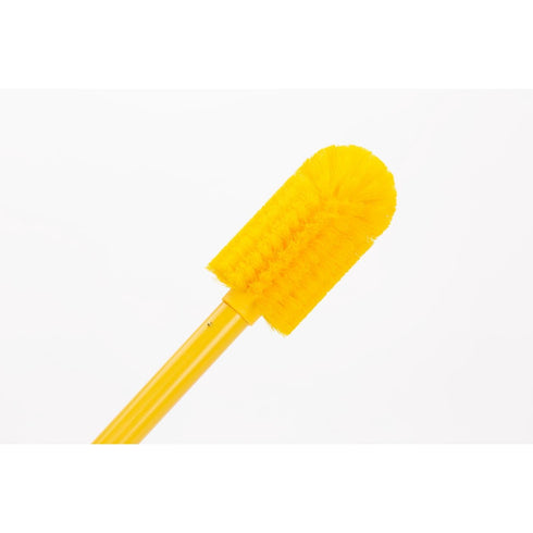 SPARTA 30 Inches Industrial Tank Brush, Yellow Pipe Brush with Handle for Commercial Kitchens, Polyester