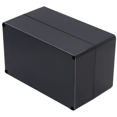 Project Box IP65 Waterproof Junction Box, Black ABS Plastic Electrical Boxes DIY Project Case Power Enclosure