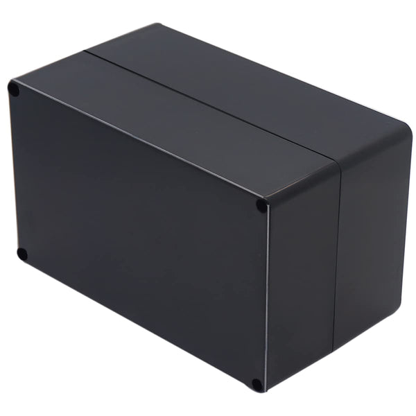 Project Box IP65 Waterproof Junction Box, Black ABS Plastic Electrical Boxes DIY Project Case Power Enclosure