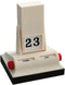 MEMORY FISH Perpetual Desktop Calendar with Flip Display, Day and Month Indicators, Creative Design