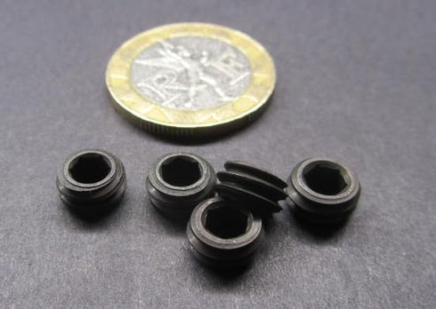 Generic Set 5/16"-18 .156" 25 Black Oxide Alloy Steel Hollow Lock Jam Screws x Length pcs