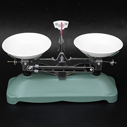 Balance Scale, 100g or 500g Double Pan Balance Scale with Weights, High Calibration Accuracy for Lab Experiments