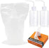 Yuelong Tattoo Wash Bottle with Bottle Bags Kit, 2Pcs 250ml Squeeze Washing Bottle and 250pcs Tattoo Bags