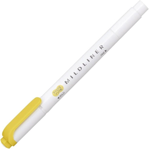 Zebra Mildliner B-WKT7-MGO Highlighter, Gold, 10 Pieces