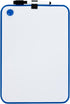 JAM PAPER Magnetic Dry Erase Foam Boards 8 x 12 with Black Board Marker, Blue Border, Sold Individually