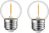 Tsunetani-G40/G12.5 LED Filament Mini Globe Light Bulbs, 0.5W Equivalent to 5W Incandescent, E26 Medium Base, 2700K