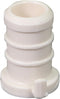 QQQM0038 Plastic PEX Poly Alloy Plug End Cap Barb Pipe Fitting, 3/8 Inch in White