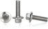M8 x 25mm Flanged Hex Head Bolts, Stainless Steel 18-8 (304), Plain Finish, 15 PCS