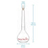 stonylab Class A Glass Volumetric Flask with Stopper, Borosilicate Heavy Wall, 100 ml Tolerance ±0.10 ml
