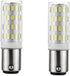 2X Ba15d Sewing Machine LED Light 5W Bulb, B15 B15D Bayonet Base, Daylight White 6000K, 50W Equivalent