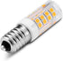 WingYauLung E14 Bulb Bulb E14 Bulb 120V 4W(40W 3000K Dimmable (5-Pack) LED Cooker Hood Chandelier Light Replace Salt