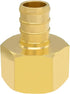 Hooshing 1/2" Pex Female Adapter, PEX 1/2 Inch to 1/2 Inch Female NPT, Pack of 6