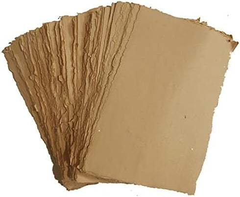 Deckle Papers Handmade Deckle Edge Printer Friendly Blank Paper Mixed Media Loose Leaf Paper