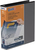 QuickFit View Binder, 3-Ring Binder, Angle D Ring, 1.5 Inch, Black