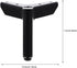 4pcs 100mm Set, Matte Black Metal Furniture Legs Triangle Sofa and Bedside Cabinet Support Feet, Sturdy Steel Dresser