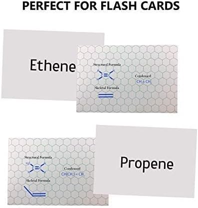 Index Cards for Organic and Bio Chemistry, 4" x 6", Hexagonal Graph Rule, Green Lined, 100 Cards