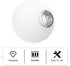 10cm Angoily Frosted White Globe Glass Replacement Glass Ball Lamp Shade for Chandelier Pendant Light Ceiling Light