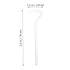 4pcs Glass Coating Rods, Laboratory Cell Spreader Tools, Glass Diffuser Cell Spreaders for Major Stirring