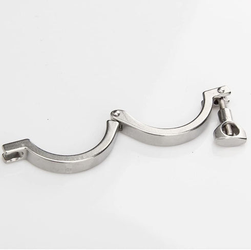 304 Applications(119mm) Stainless Steel Heavy Duty Tri Clamp with Wing Nut for Home Brewing, Dairy, and Food