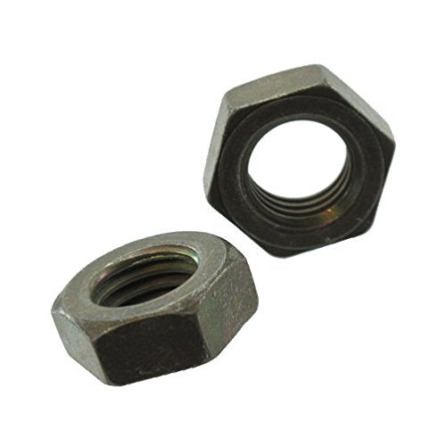 Midwest Fastener Corporation 3/8"-16 Zinc Plated Jam Nuts (Pack of 12)