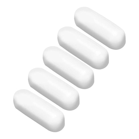5Pcs 5x15mm PTFE Magnetic Stirrer Mixer Type C Stir Bars, Laboratory PTFE Stirring Rod