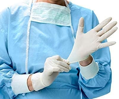 Inspire Medical Gloves, Powder Free Stretch Vinyl Exam Gloves, Disposable Latex Free Cooking Gloves
