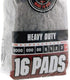 Homax #4 Extra-Course American Steel Wool Pad #4, 16-pack