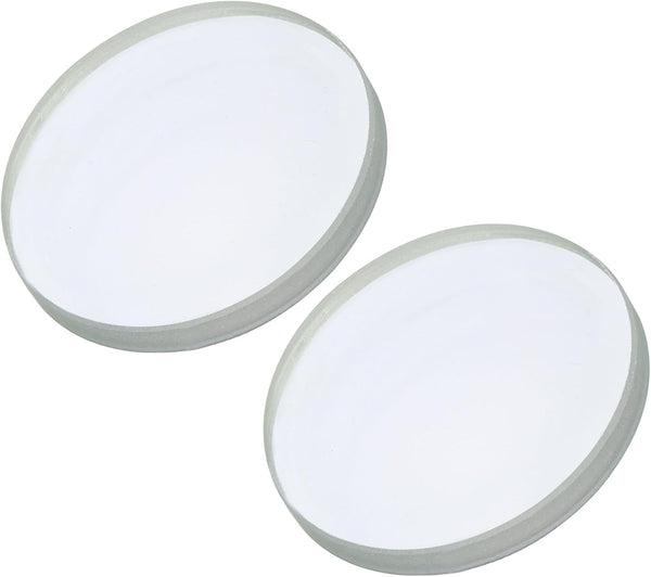 YOKIVE 2 Pcs Double Concave Lens, Clear Glass Optical Lenses for Telescope, Photography Use