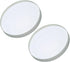 YOKIVE 2 Pcs Double Concave Lens, Clear Glass Optical Lenses for Telescope, Photography Use