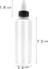 2 Pcs 16oz Plastic Dispensing Bottles with Twist Top Cap