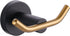 ARCORA Black and Gold Towel Hooks, SUS 304 Stainless Steel Double Wall Hooks for Bathroom, Heavy Duty Robe Hooks