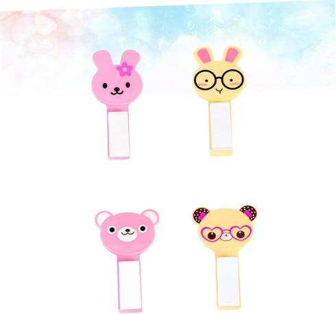 4Pcs Cartoon Toilet Lifter Handle Colorful Plastic Toilet Seat Lifter for Boy Girl and Seniors Easy One-finger