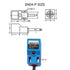 SN04-P PNP NO Inductive Proximity Sensor Normally Open Detection Switch with SN Bracket (Blue, 2 Pack)