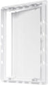8" x 12" White Plastic Access Panel, Service Shaft Door Panel for Plumbing, Electricity, Heating Access