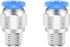 8mm Push to Connect Fittings, CEKER 8mm x 1/4" NPT Male Thread Air Lines Quick Connect Fittings