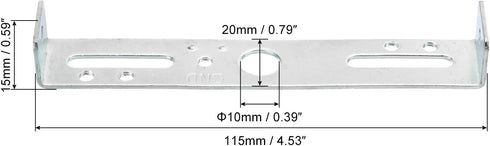115x20x15mm 2 Set MECCANIXITY Ceiling Light Plate Kit Lighting Fixture Mounting Bracket for Home Office Chandelier