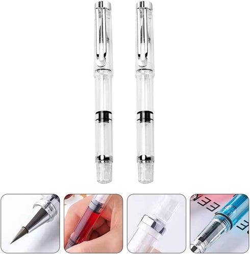 Veemoon 5pcs Watercolor Brushes, Refillable Brush Pens, Ink Writing Brush for Drawing Art Supplies Calligraphy Practice