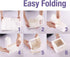 25 White Bakery Boxes with Window, 5x5x3.5 Inches, Dessert Boxes for Small Bakery, Cookies, Pastry, Party Favors