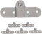 jojofuny 6pcs Folding Door Hinges and Table Hinge Brackets, Furniture Hardware Accessories