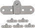 jojofuny 6pcs Folding Door Hinges and Table Hinge Brackets, Furniture Hardware Accessories