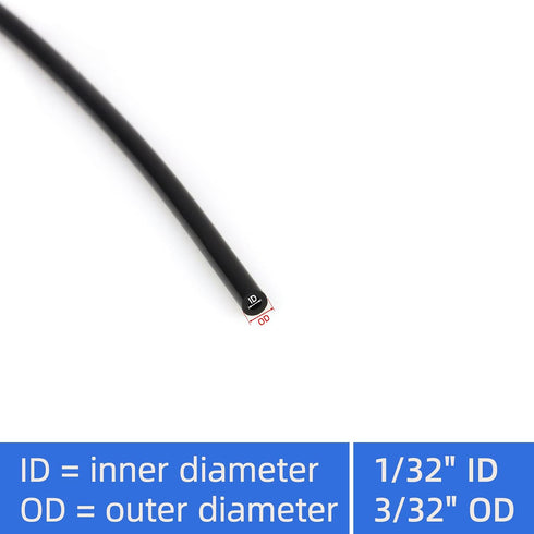 10 1/32" 3/32" Silicone Tubing, ft Length Food Grade Silicone Tube, Flexible Pure Silicone Hose High Temp for Home