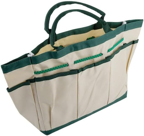 Shophubio Garden Kneeler Tool Bag with Multi Pockets, Heavy Duty Oxford Cloth Hanging Storage Pouch for Gardening Bench