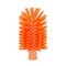 SPARTA Industrial Drain Brush Head, Pipe Brush with 3/4" Thread Hole, 6.7 x 3.5 Inches, Orange (Handle Not Included)