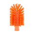 SPARTA Industrial Drain Brush Head, Pipe Brush with 3/4" Thread Hole, 6.7 x 3.5 Inches, Orange (Handle Not Included)