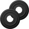 EIFHYT Matte Black PU Ceiling Medallions for Light Fixtures and Ceiling Fans, 12-1/4"OD
