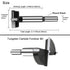 1-1/8 Inch Carbide Forstner Drill Bit, Carbide Tipped Forstner Bit for Hard Wood, Wood Drilling Bit Woodworking Hinge Cutter Tool Kits for Wood Plywood Plastic