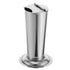 5Pcs 4.52X2.75X9.84in Stainless Steel Tweezers Holder Organizer for Salon and Barber Tools Compact Plier Jar Container
