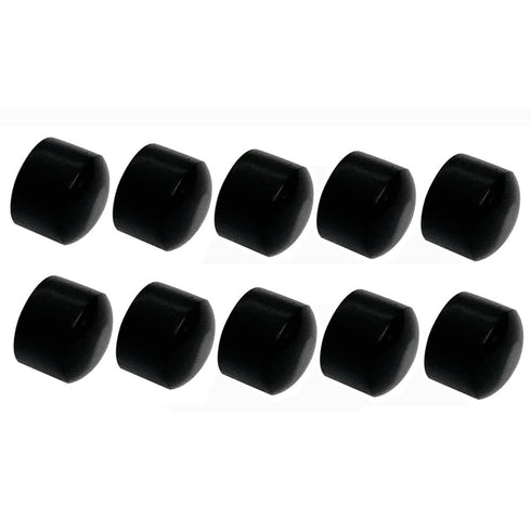 DBMIMPORTERS UNC 1/4" - 20 Black Oxide Stainless Steel Round Cap for Jam